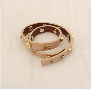 Tory Burch Nude Wrap Bracelet